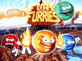 Fury of the Furries title screen for Amiga